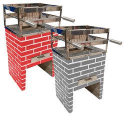 Churrasqueira Mini Portatil Bratific - FLUZÃO CONSTRUÇÃO