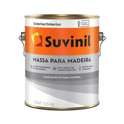 MASSA PARA MADEIRA 5,5KG SUVINIL - FLUZÃO CONSTRUÇÃO