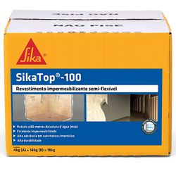 SIKA TOP 100 CAIXA 18 KG - FLUZÃO CONSTRUÇÃO