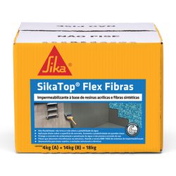 SIKA TOP FLEX FIBRA CAIXA 18KG - FLUZÃO CONSTRUÇÃO