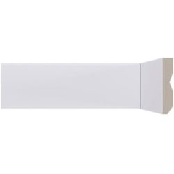  RODAPÉ LEV71 BRANCO 70X13MM 2,40M - FLUZÃO CONSTRUÇÃO