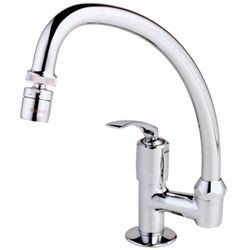 TORNEIRA PARA COZINHA DE MESA CROMADA PRATIKA 1167... - FLUZÃO CONSTRUÇÃO