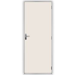 KIT PORTA PRONTA MGM AÇOMAD BRANCA 215X75CM DIREIT... - FLUZÃO CONSTRUÇÃO