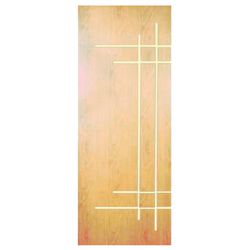 PORTA CT04 FRISADA VERNIZ ANGELIM 210X60CM - FLUZÃO CONSTRUÇÃO