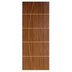 PORTA CT06 FRISADA HDF SUCUPIRA 210X60CM - FLUZÃO CONSTRUÇÃO