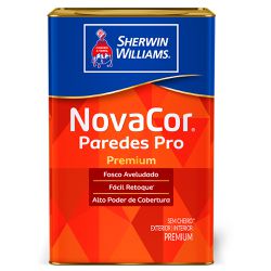 TINTA NOVACOR PAREDES PRO BRANCO FOSCO 18 L - FLUZÃO CONSTRUÇÃO