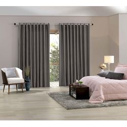 CORTINA BLACKOUT TECIDO BLEND/TAUPE 4,20M X 2,50M ... - FLUZÃO CONSTRUÇÃO