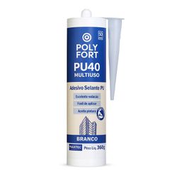 POLYFORT ADESIVO PU40 MULTIUSO BRANCO 360G - FLUZÃO CONSTRUÇÃO