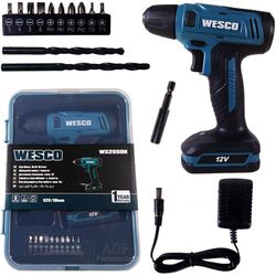 PARAFUSADEIRA / FURADEIRA 10MM 12V - WESCO - FLUZÃO CONSTRUÇÃO