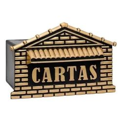 CAIXA DE CORREIO TIJOLINHO MURO OURO - FLUZÃO CONSTRUÇÃO