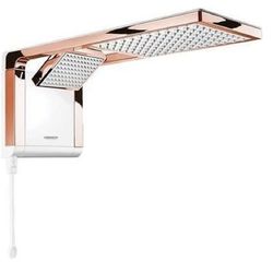 CHUVEIRO ACQUA DUO BRANCO/ROSE GOLD 127V/5500W - L... - FLUZÃO CONSTRUÇÃO
