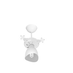 VENTILADOR TETO NEW CRISTAL LIGHT 3P 127V BRANCO C... - FLUZÃO CONSTRUÇÃO