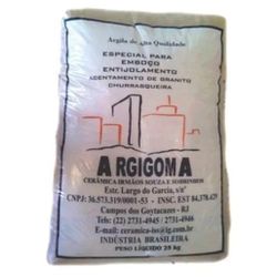 ARGILA PARA EMBOÇO ARGIGOMA 25KG - FLUZÃO CONSTRUÇÃO