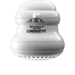 CHUVEIRO DUCHA LORENZETTI BELLO COM CANO 127V 5500 - FLUZÃO CONSTRUÇÃO