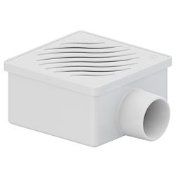 RALO SIFONADO QUADRADO TIGRE - FLUZÃO CONSTRUÇÃO