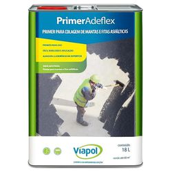 PRIMER ADEFLEX BASE QUEROSENE 18 LITROS VIAPOL - FLUZÃO CONSTRUÇÃO