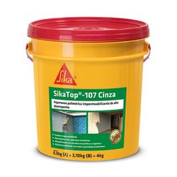 SIKA TOP 107 CINZA GALÃO 4KG - FLUZÃO CONSTRUÇÃO
