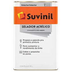 SELADOR ACRILICO 18 LITROS SUVINIL - FLUZÃO CONSTRUÇÃO