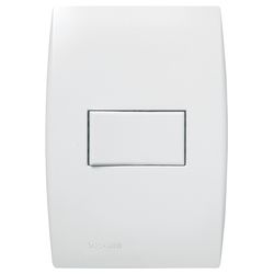 INTERRUPTOR HORIZONTAL SIMPLES 10A/250V 4X2 ILUS S... - FLUZÃO CONSTRUÇÃO