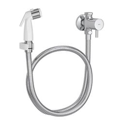 DUCHA HIGIÊNICA BRANCA COM REGISTRO E DERIVAÇÃO - ... - FLUZÃO CONSTRUÇÃO