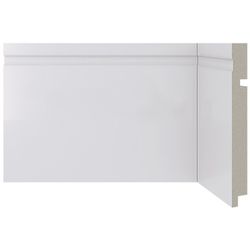 RODAPÉ 480 BRANCO 150X16 2.40M - FLUZÃO CONSTRUÇÃO