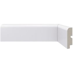 RODAPÉ 446 BRANCO 70X15 2.40M - FLUZÃO CONSTRUÇÃO
