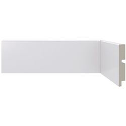 RODAPÉ 451 BRANCO 70X13 2.40M - FLUZÃO CONSTRUÇÃO
