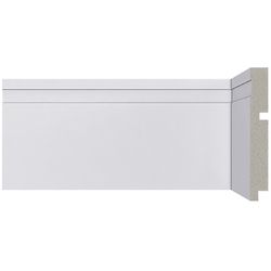 RODAPÉ 493 BRANCO 120X16MM 2.40M - FLUZÃO CONSTRUÇÃO