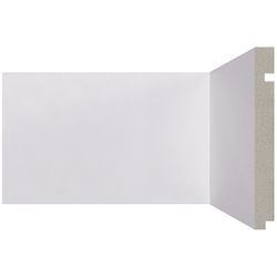 RODAPE 496 BRANCO 150X16MM 2.40M - FLUZÃO CONSTRUÇÃO