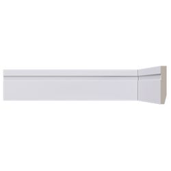 RODAPÉ BRANCO LEV52 50X8MM 240CM - FLUZÃO CONSTRUÇÃO