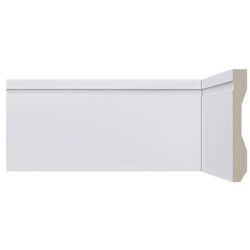 RODAPÉ LEV102 BRANCO 100X13MM 2.40M - FLUZÃO CONSTRUÇÃO