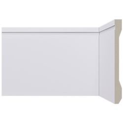 RODAPÉ LEV152 BRANCO 150X13MM 2.40M - FLUZÃO CONSTRUÇÃO