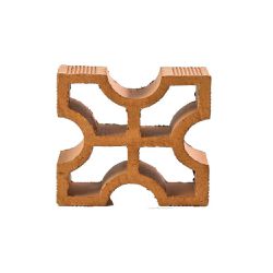 TIJOLO 19X19 VAZADO RETO CRUZ - FLUZÃO CONSTRUÇÃO