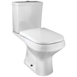 COMBO VASO COM CAIXA ACOPLADA LIKE BRANCO - FLUZÃO CONSTRUÇÃO