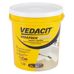 VEDAPREN BRANCO 18KG MANTA LIQUIDA VEDACIT - FLUZÃO CONSTRUÇÃO