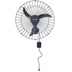 VENTILADOR OSCILANTE DE PAREDE 60CM PRETO 127V PRE... - FLUZÃO CONSTRUÇÃO