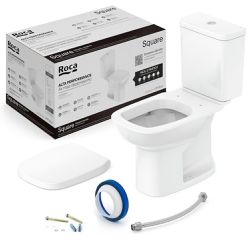 ROCA KIT VASO SANITÁRIO COM CAIXA ACOPLADA E ASSEN... - FLUZÃO CONSTRUÇÃO