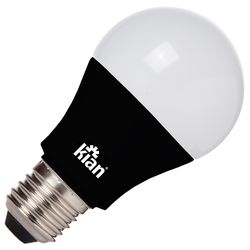LAMPADA LED LUZ NEGRA 9W E27 KIAN - FLUZÃO CONSTRUÇÃO