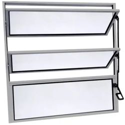 BASCULANTE ALUMÍNIO COM 2 ARTICULAÇÕES VIDRO LISO ... - FLUZÃO CONSTRUÇÃO