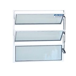 BASCULANTE BRANCO COM 2 ARTICULAÇÕES DE VIDRO LISO... - FLUZÃO CONSTRUÇÃO