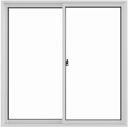 Janela Slim Branca de 2 Folhas Com Vidro Liso 100x... - FLUZÃO CONSTRUÇÃO