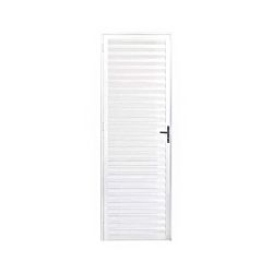 PORTA 210X70 1 FOLHA VENEZIANA TOTAL BRANCA ESQUER... - FLUZÃO CONSTRUÇÃO