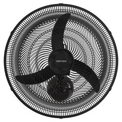VENTILADOR OSC PAREDE 50 CM NEW PRETO 127V VENTISO - FLUZÃO CONSTRUÇÃO