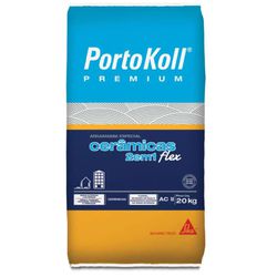 ARGAMASSA COLANTE CERAMICA FLEX AC2 20KG PORTOKOLL - FLUZÃO CONSTRUÇÃO