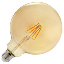 LAMPADA LED ANTIQUE NOUVEAU G125 4W E27 BIVOLT KIA - FLUZÃO CONSTRUÇÃO