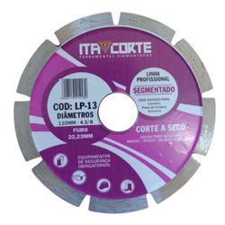 DISCO SEGMENTADO PROFISSIONAL 110X08X22,23 - FLUZÃO CONSTRUÇÃO