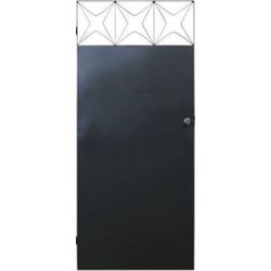 PORTÃO DE FERRO ESTRELA CHAPEADO DIREITO 180X80CM - FLUZÃO CONSTRUÇÃO