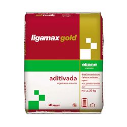 ARGAMASSA AC2 LIGAMAX GOLD ADITIVADA 20KG - FLUZÃO CONSTRUÇÃO
