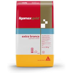 ARGAMASSA AC2 LIGAMAX GOLD EXTRA BRANCA 20KG - FLUZÃO CONSTRUÇÃO