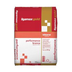 ARGAMASSA AC3 LIGAMAX GOLD PERFORMANCE BRANCA 20KG - FLUZÃO CONSTRUÇÃO